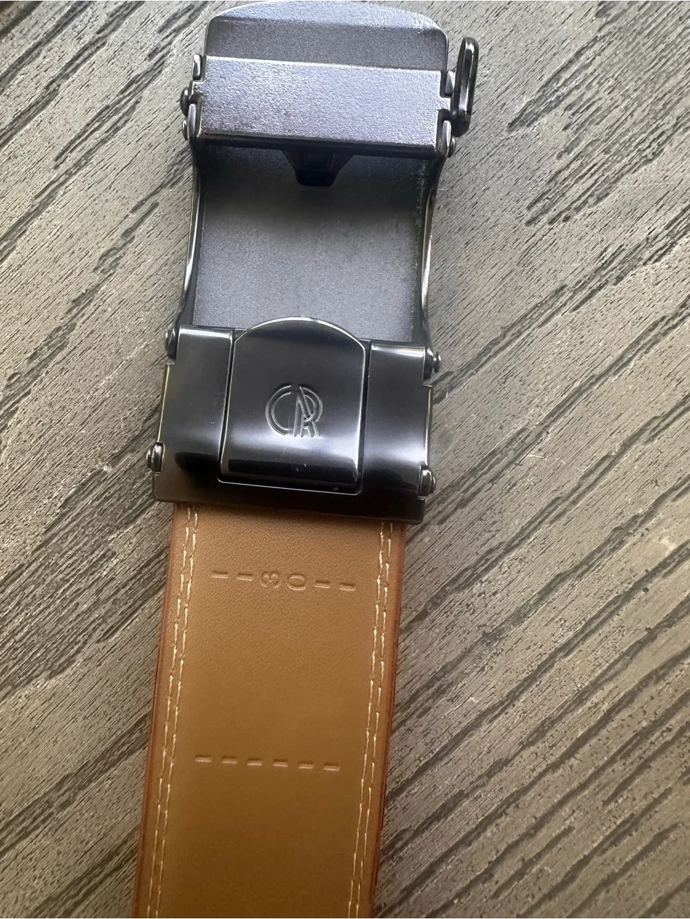 Chaoren Men's Brown Leather 30